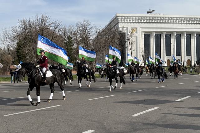 В Ташкенте состоялся конный парад, посвящённый празднику Навруз