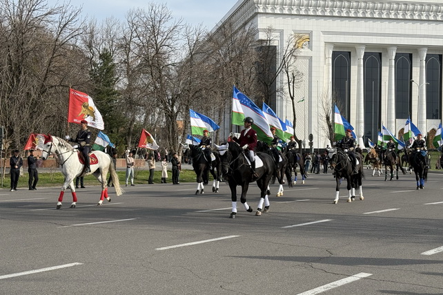 В Ташкенте состоялся конный парад, посвящённый празднику Навруз