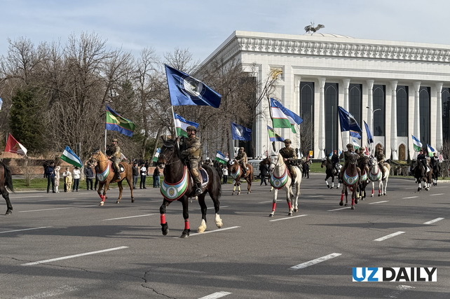 В Ташкенте состоялся конный парад, посвящённый празднику Навруз