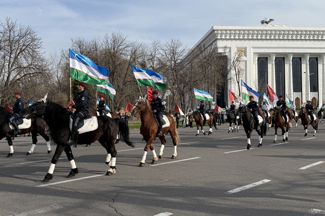 В Ташкенте состоялся конный парад, посвящённый празднику Навруз