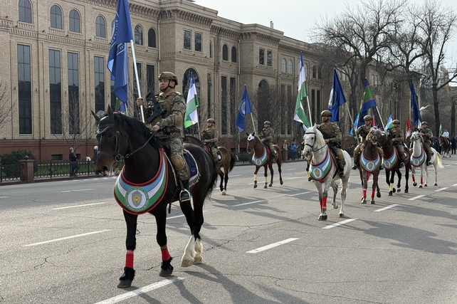 В Ташкенте состоялся конный парад, посвящённый празднику Навруз