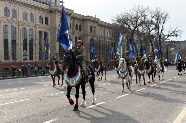 В Ташкенте состоялся конный парад, посвящённый празднику Навруз