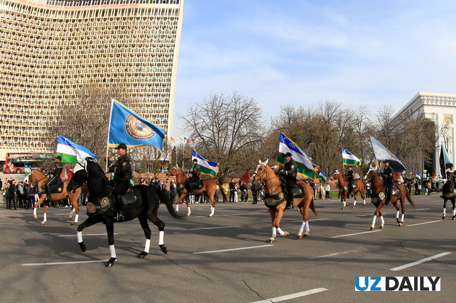 В Ташкенте состоялся конный парад, посвящённый празднику Навруз