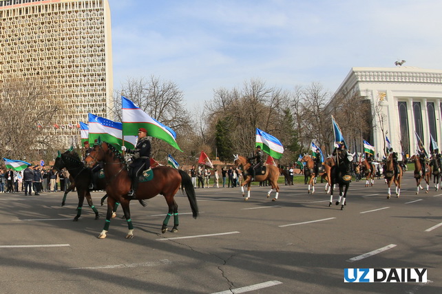 В Ташкенте состоялся конный парад, посвящённый празднику Навруз