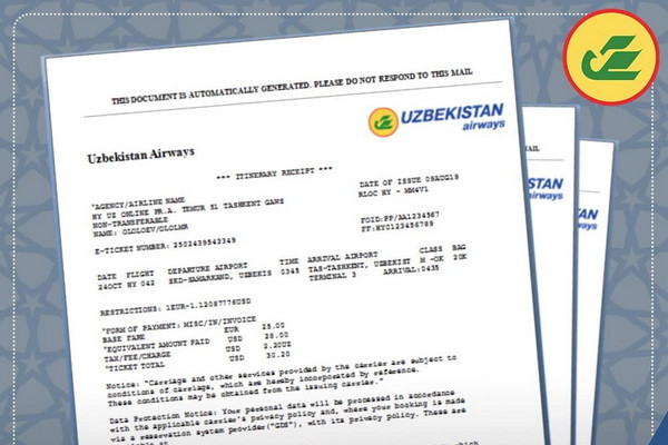 How to verify the authenticity of the air ticket?