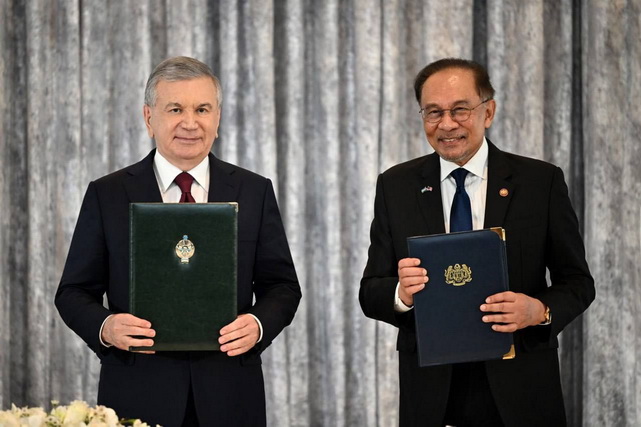 O‘zbekiston va Malayziya hamkorlikni chuqurlashtirish to‘g‘risidagi qo‘shma bayonotni imzoladi