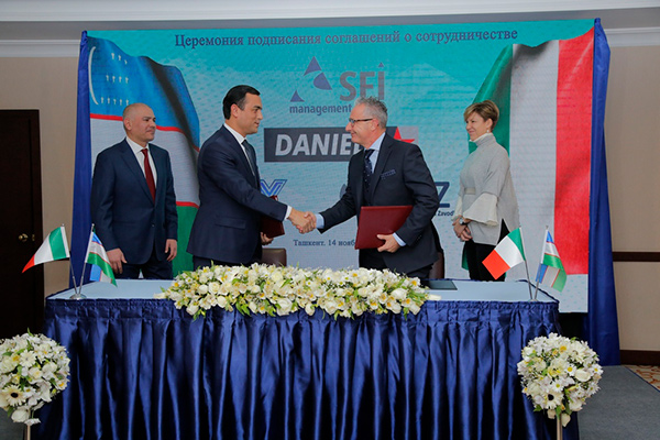 Danieli & C.Officine Meccaniche S.p.A. примет участие в реализации нескольких проектов в Узбекистане