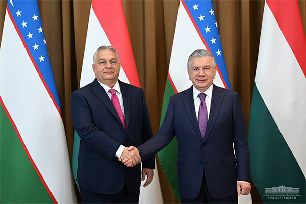 Ўзбекистон Президенти ва Венгрия Бош вазири кўп қиррали ҳамкорликни янада кенгайтириш муҳимлигини таъкидладилар