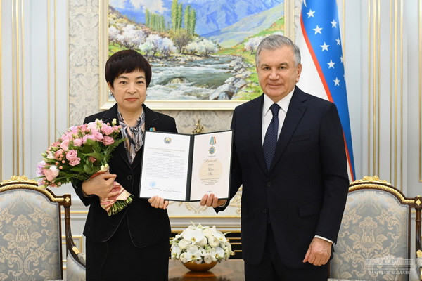 President of Uzbekistan notes the importance of further deepening multifaceted cooperation with China