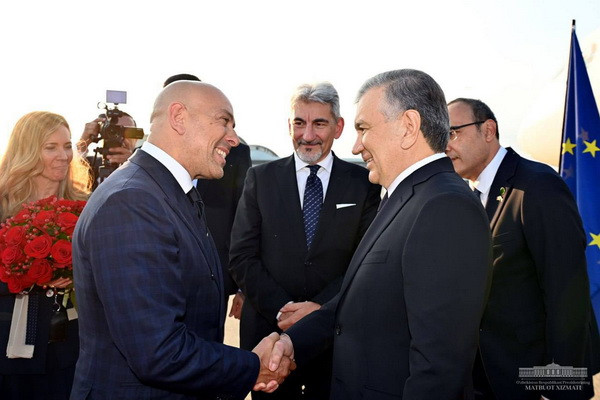 President of Uzbekistan arrives in Milan