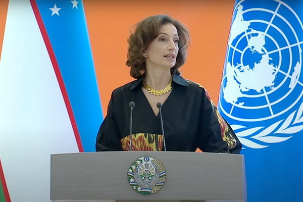 UNESCO Director-General delivered a speech in front of the delegates of the World Conference on Early Childhood Care and Education