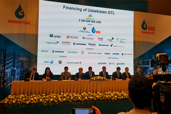 Uzbekistan attracts US$2.3 billion to build a GTL plant