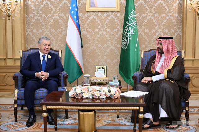 President of Uzbekistan and Crown Prince of Saudi Arabia Discussed Further Development of Multifaceted Cooperation