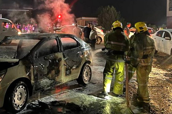 As a result of an accident, Cobalt completely burned out