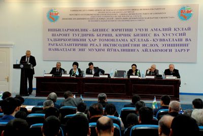 Политический совет УзЛиДеП провел заседание в Ташкенте