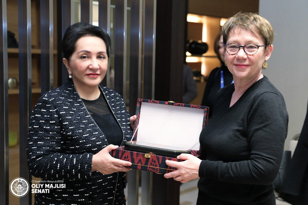 Senate chairperson meets with the head of the European Bank for Reconstruction and Development