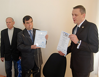 ОАО Asl Oyna получило сертификат соответствия ISO 9001:2008