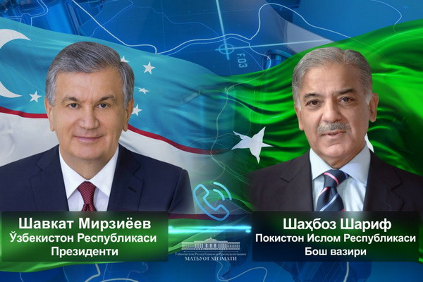 Prime Minister of Pakistan congratulates the President of Uzbekistan on his victory in the Election