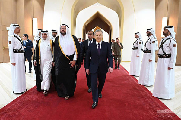 The state visit of the President of Uzbekistan to Qatar has ended