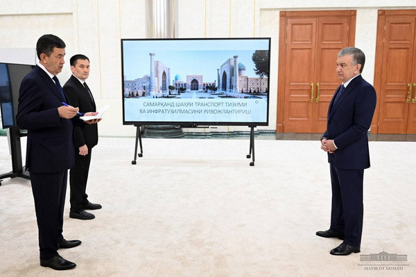Даны указания по развитию системы транспорта в Самарканде