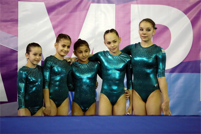 Uzbekistan women’s team on gymnastics wins bronze medals of Asian Championship