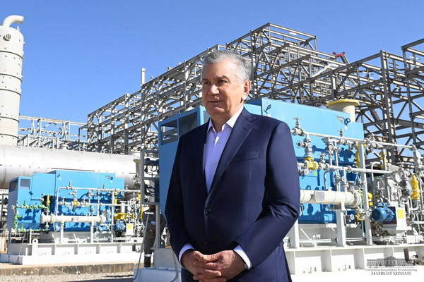 В Сурхандарье строится крупный газохимический комплекс