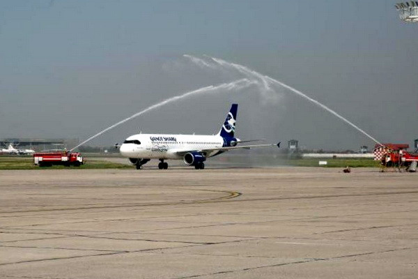 The presentation of the new aircraft of Qanot Sharq takes place