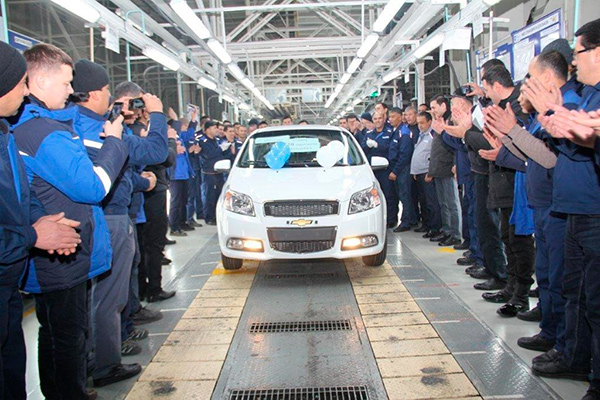 Завод GM Uzbekistan произвел 220 тысячный автомобиль