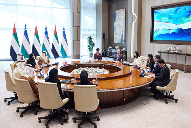 Saida Mirziyoyeva Meets with Deputy Prime Minister and Minister of Defense of the UAE