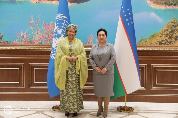 Chairperson of the Senate receives the First Deputy Secretary-General of the United Nations