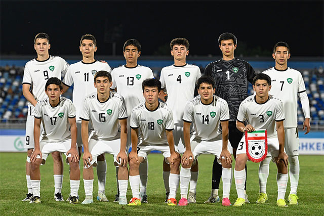 Ўзбекистоннинг U-17 ўсмирлар терма жамоаси CAFA Championship 2025 финалига йўл олди
