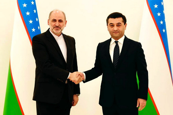 Foreign Minister of Uzbekistan received the copies of credentials of the Ambassador of Iran