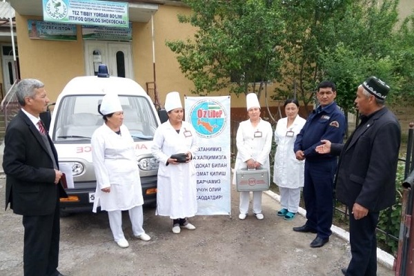 O‘zLiDeP депутати кўмагида Янгиқўрғонда тез тиббий ёрдам шахобчаси қурилди