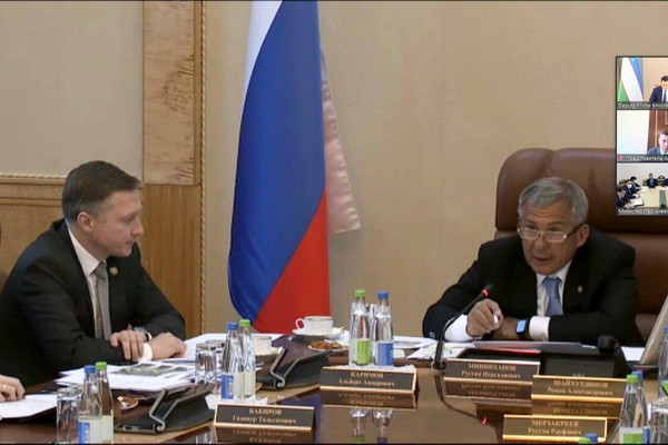 Обсужден ход инвестиционного сотрудничества с партнерами из Татарстана