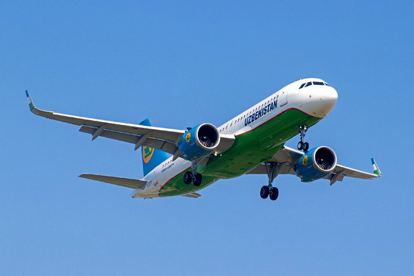 Uzbekistan Airways впервые совершила технический полет в аэропорт Заамина