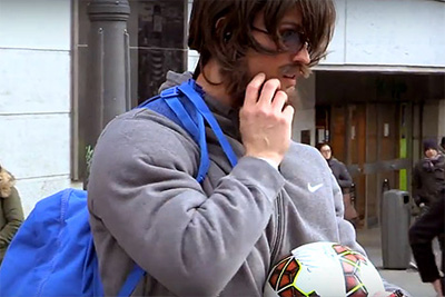 Криштиану Роналду разыграл прохожих (видео)