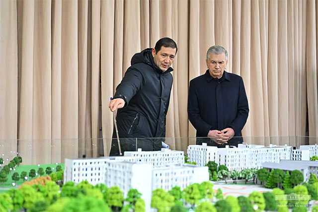Президент Бўстонлиқ вилоятида туризмни ривожлантиришга қаратилган лойиҳалар билан танишди