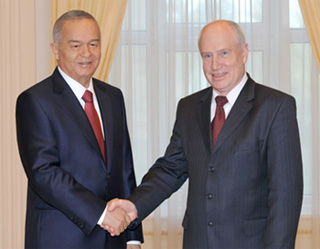 Islam Karimov received CIS Executive Secretary