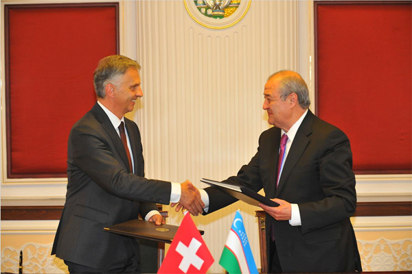 Глава МИД Узбекистана встретился с Президентом Швейцарии