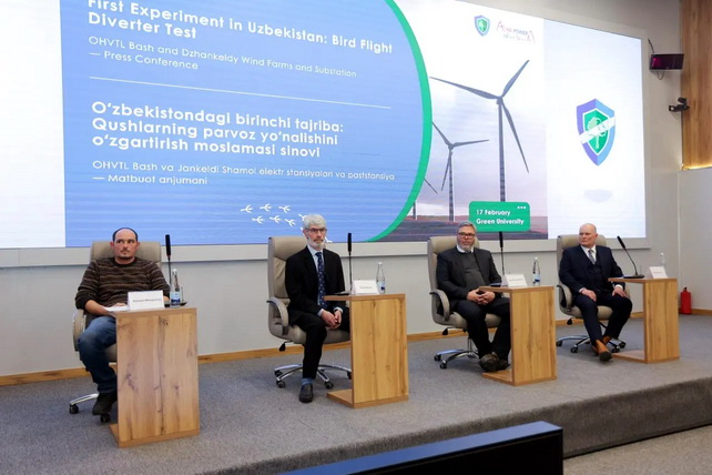Uzbekistan launches pilot project to protect birds from power line collisions
