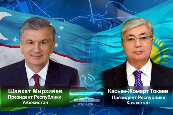 Presidents of Uzbekistan and Kazakhstan discuss issues of practical cooperation