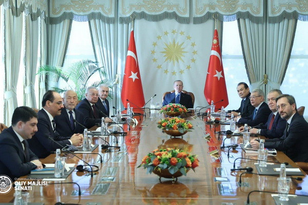 Turkish President receives members of the Council of Elders of the Organization of Turkic States