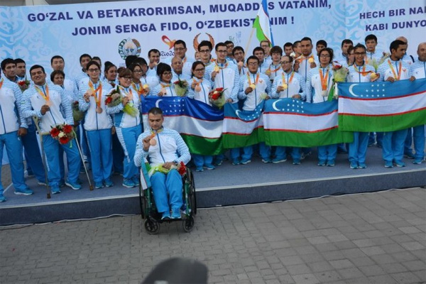 Uzbekistan Paralympic team returns Uzbekistan