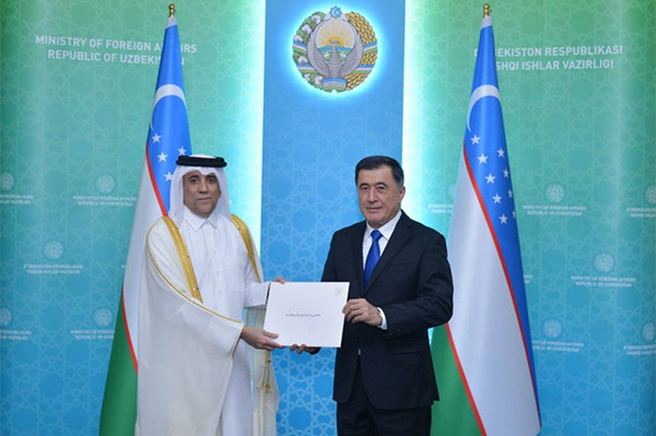 Uzbek Foreign Minister receives newly appointed Ambassador of Qatar