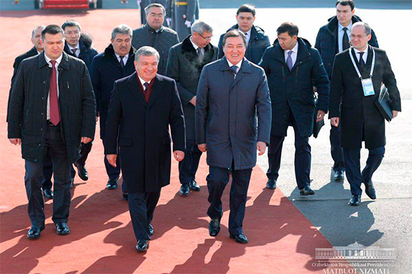 Ўзбекистон Президенти Шавкат Мирзиёев Остона шаҳрига келди