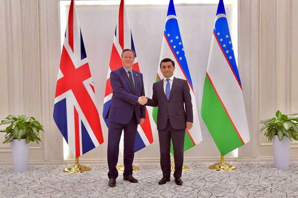 Uzbek, British FMs holds talks in Tashkent