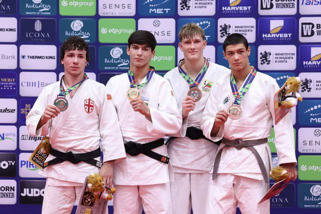 Bolgariyada dzyudo bo‘yicha o‘smirlar o‘rtasidagi jahon chempionatida Inomjon Bahodirov oltin medalni qo‘lga kiritdi