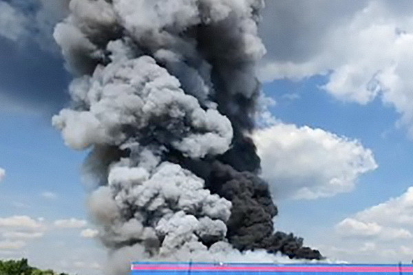 A fire broke out in a warehouse with coal in Surkhandarya region