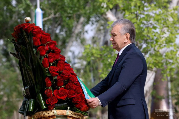 President laid flowers at the Ode to Fortitude memorial