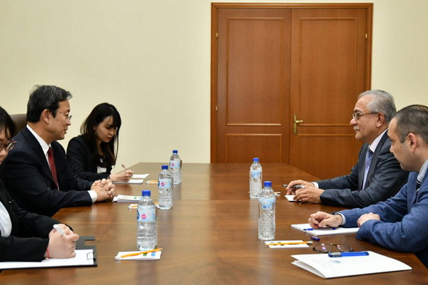 Special Representative of President holds a meeting with the Ambassador of Japan